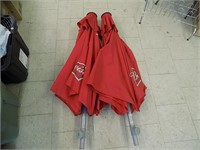 2 Budweiser Patio Umbrellas
