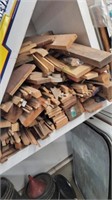 Scrap pieces of wood