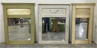 Three Trumeau Style Mirrors