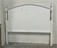 French King Size White Headboard