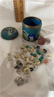 beads and container