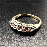 10k Gold Diamond Ring Size 5