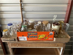 Glass jars & pitchers