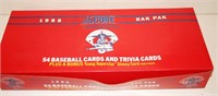 1988 Score Baseball Cards Unopened Packs