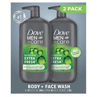 Dove Mens Extra Fresh Wash  32oz (Pack of 2)