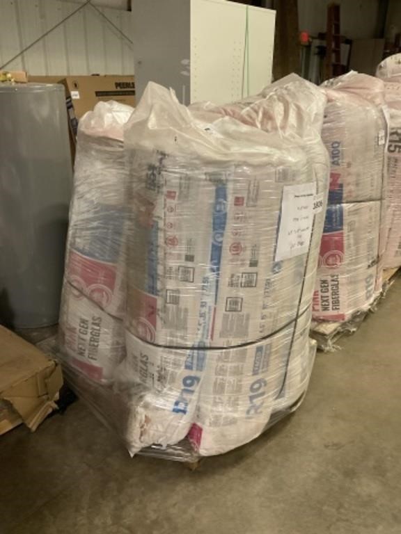 Owens Corning R-19 Faced Insulation x 10 bags