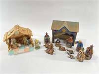 Cherished Teddies Nativity & Jim Shore Nativity