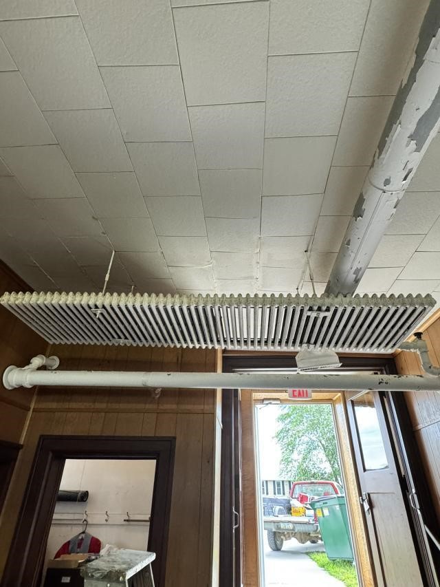Cast Iron Ceiling Radiator, Ceiling Mounted