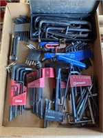 Assorted Allen Wrenches & Hex Wrenches