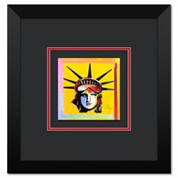Peter Max, "Liberty Head" Framed Limited Edition L