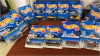 12 Hot Wheels New on card. This lot includes 1-4