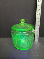 Depression Uranium Green Princess Cookie Jar