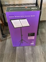 Music Stand with Tripod Base (brand new in box)