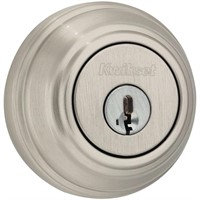 $45  Nickel Double Cylinder Deadbolt w/ SmartKey