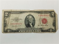 OF) "555" 1953 Red Seal $2 note