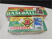 1989 & 1991 Bowman Baseball Sealed Sets