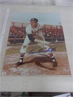 Lew Burdette (Braves) Ring of Honor Signed Photo