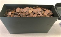 4200+ Wheat Pennies In Ammo Can