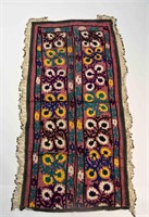 EMBROIDERED SILK SUZANI WALL HANGING