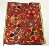 EMBROIDERED SILK SUZANI WALL HANGING