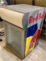 Small mini Red Bull drink refrigerator - three
