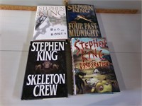 4 Hard cover Stephen King books