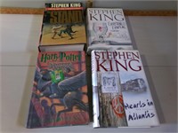 3 Hard cover Stephen King books and 1