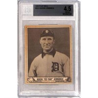 1940 Playball Hughie Jennings Hof Bgs 4.5 Vg-ex+