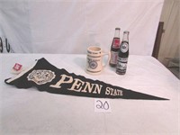 Penn State Pennant - 1982 Coca Cola Bottles