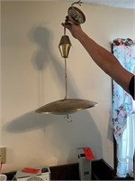 Brass Hanging Pendant Light Fixture