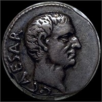 Julius Caesar Roman Empire Copper Coin ABOUT UNC