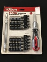 hyper tough 64pc ratcheting screwdriver set