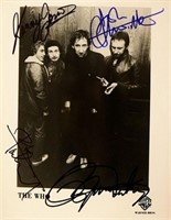 The Who signed promo photo