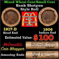 Small Cent Mixed Roll Orig Brandt McDonalds Wrappe