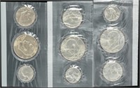 1776-1976 Bicentennial Silver 3-Coin Set (3 sets)