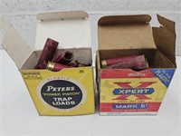 Vintage Peters & Western Empty Ammo Shells