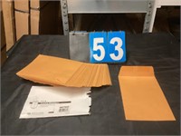 100 6x9 Kraft Envelopes 40765
