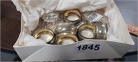 SILVER PLATED NAPKIN RINGS