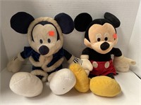 2 Mickey Mouse Plush 16in tall