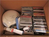BOX: CDS, SONY CD ALARM CLOCK