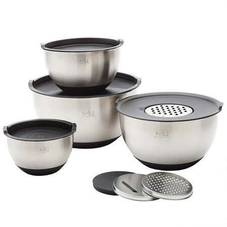 MIU Stainless Steel Mixing Bowl  Set of 8