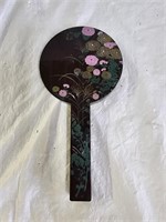 Vintage Oriental Acrylic Double Hand Mirror