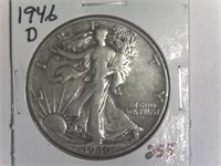 1946-D Walking Liberty Half Dollar