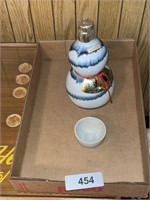 Sake Bottle (appears to be unopened) & Cup