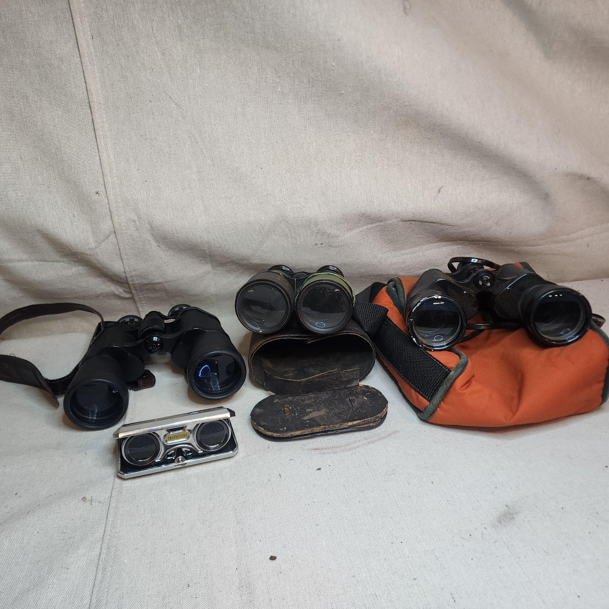 Randolph Jenks's binoculars used for bird watching