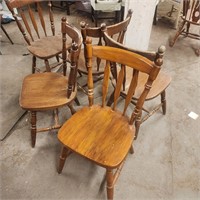 Set of 5 dining chairs