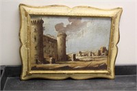 An Italian Florentine Oil on Board Painting