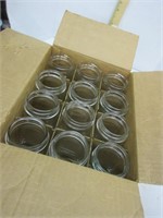 12 Kerr regular mouth pint mason jars