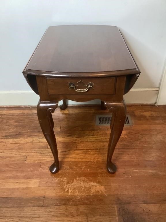 Mahogany Drop Leaf Side Table