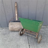 Kelley Dump Cart / Garden Cart, Lawn Roller